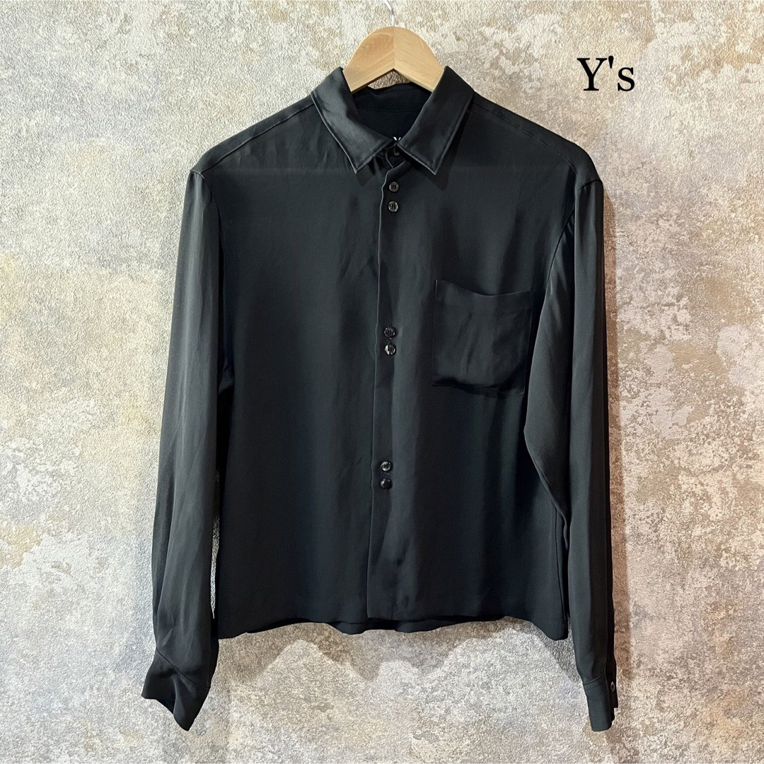 Y's(ワイズ)のY's ワイズ シースルー シャツ ブラウス シアーシャツ レディースのトップス(シャツ/ブラウス(長袖/七分))の商品写真