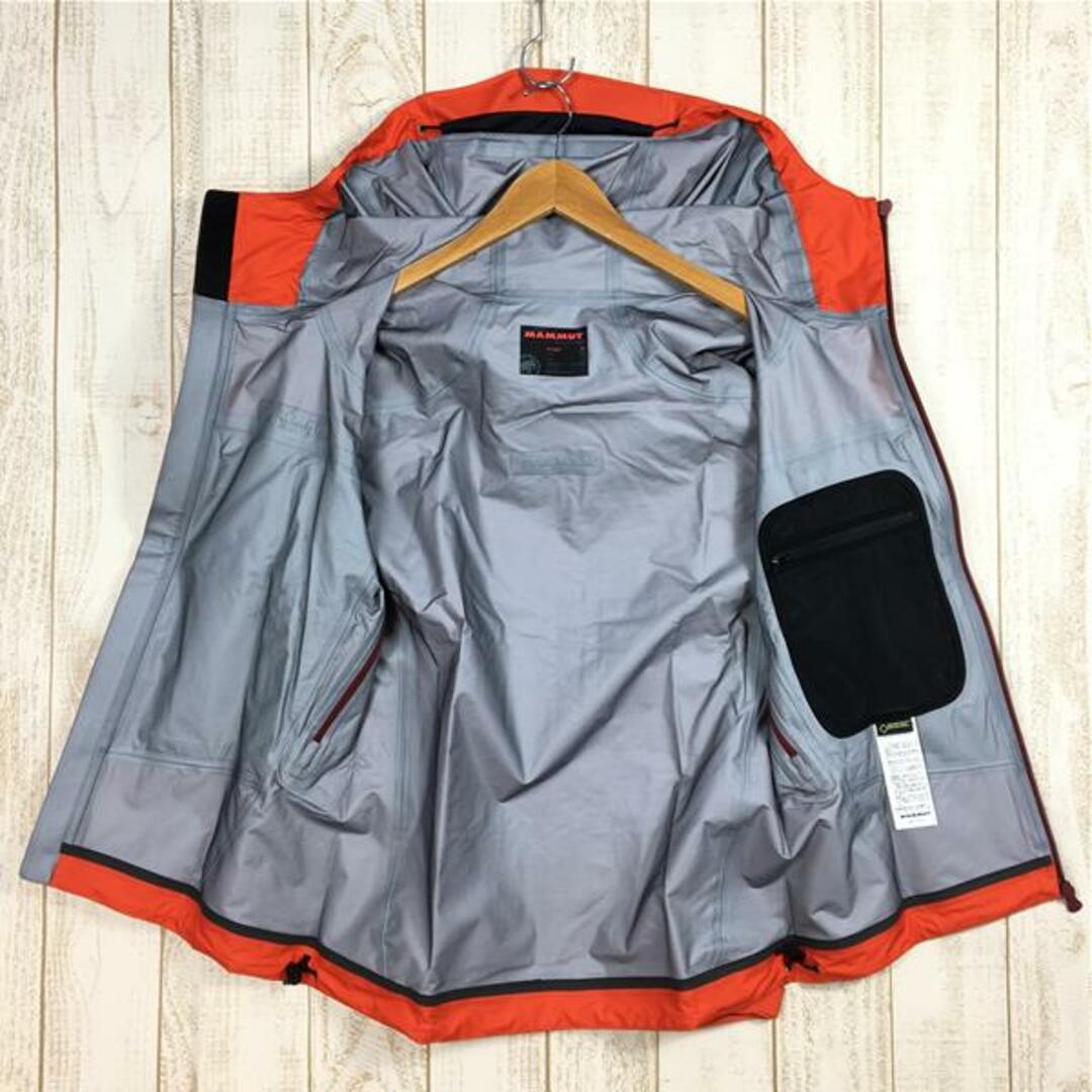 Mammut(マムート)のMENs XS  マムート ゴアテックス クァンタム ウルトラライト ジャケット GORETEX Quantum Ultra-Light Jacket ハードシェル レインシェル フーディ MAMMUT 1010-25410 2088 Dark Orange オレンジ系 メンズのメンズ その他(その他)の商品写真