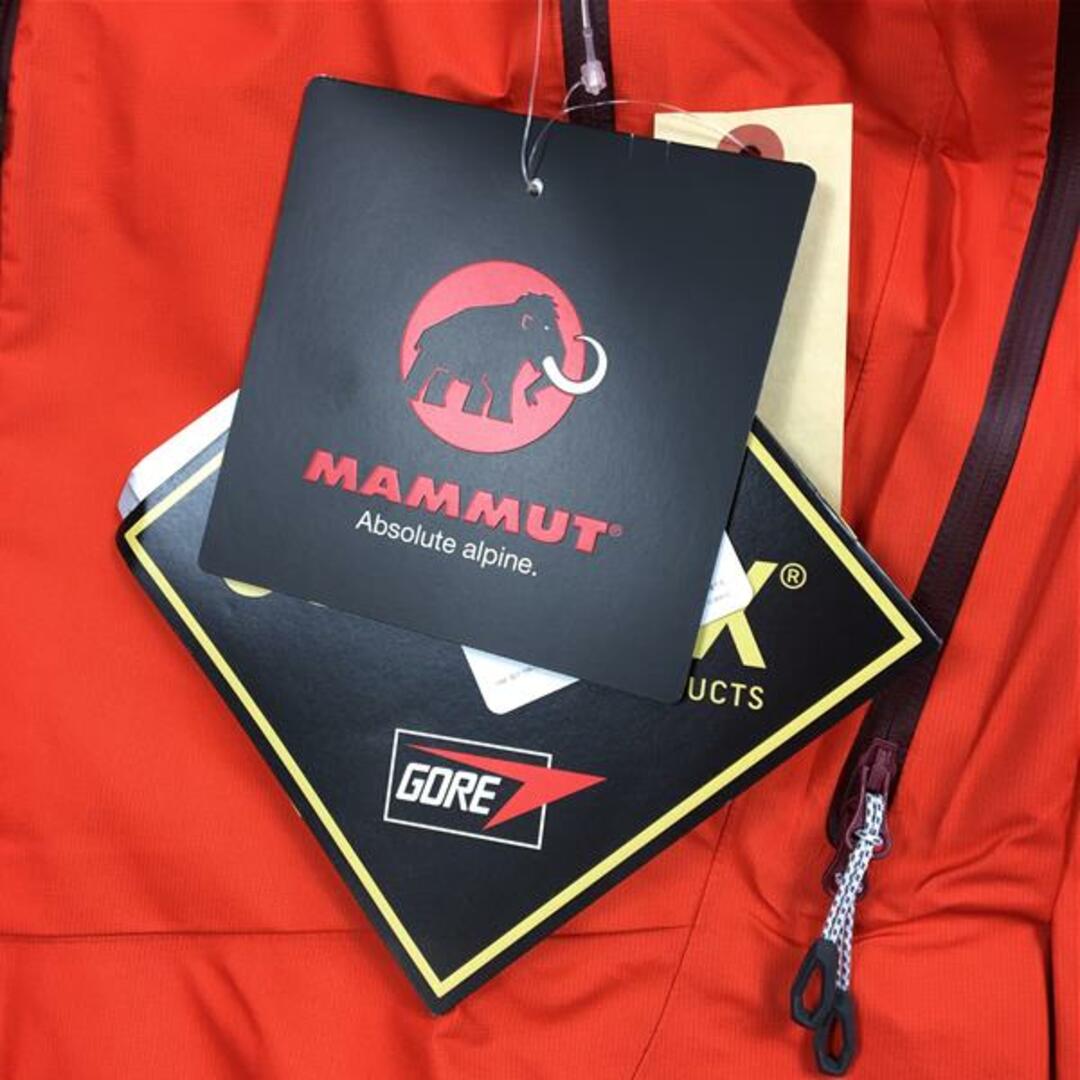 Mammut(マムート)のMENs XS  マムート ゴアテックス クァンタム ウルトラライト ジャケット GORETEX Quantum Ultra-Light Jacket ハードシェル レインシェル フーディ MAMMUT 1010-25410 2088 Dark Orange オレンジ系 メンズのメンズ その他(その他)の商品写真