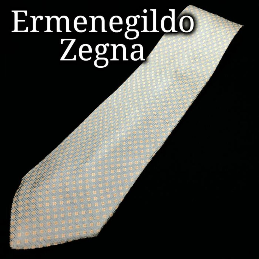 Ermenegildo Zegna(エルメネジルドゼニア)のエルメネジルドゼニア ドット ライトグリーン ネクタイ A106-U24 メンズのファッション小物(ネクタイ)の商品写真