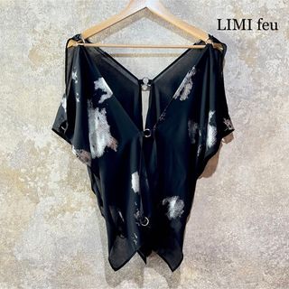 リミフゥ(LIMI feu)のLIMI feu リミフゥ 変形 シアー カットソー(カットソー(半袖/袖なし))