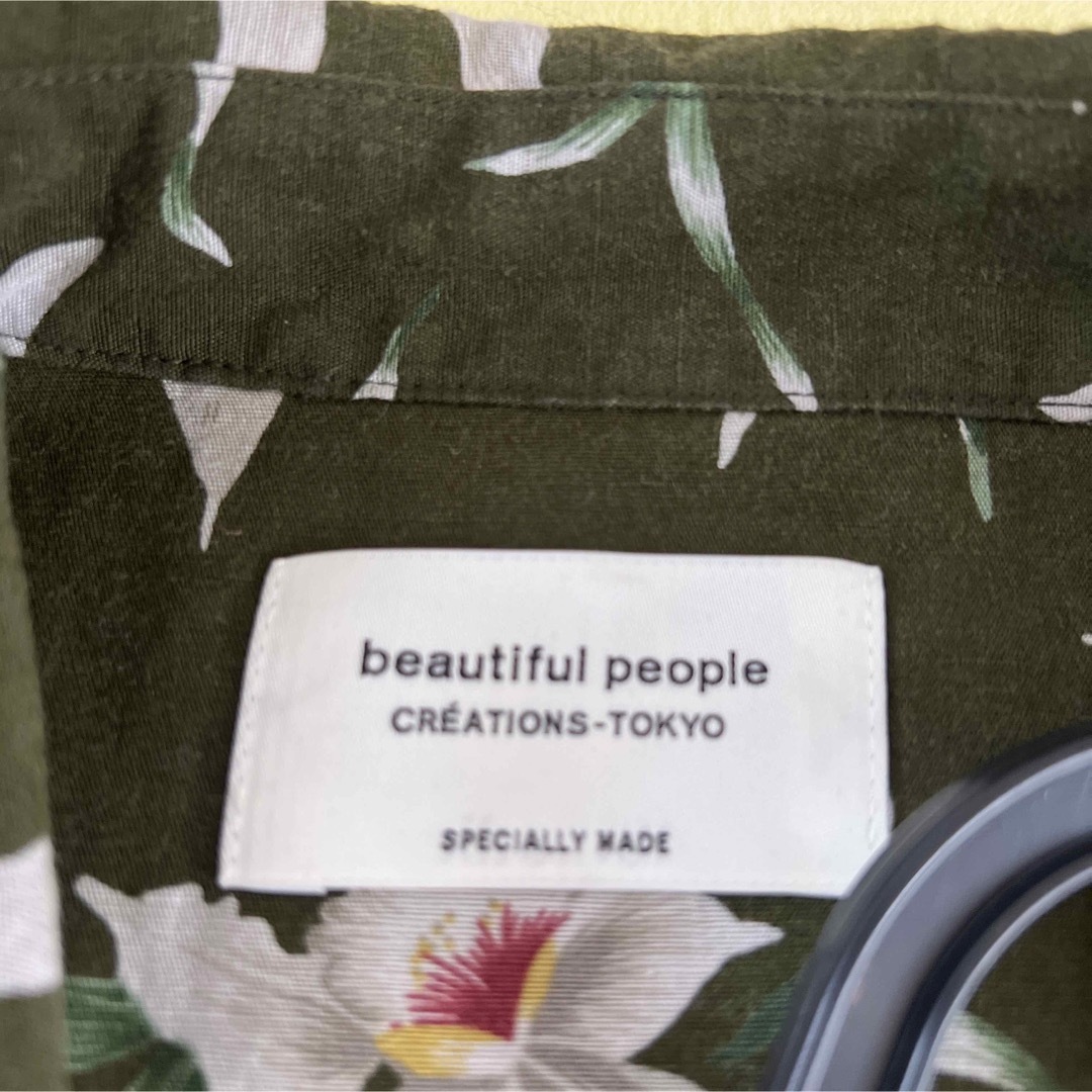 beautiful people(ビューティフルピープル)の美品　アロハシャツ　ビューティフルピープル レディースのトップス(シャツ/ブラウス(半袖/袖なし))の商品写真