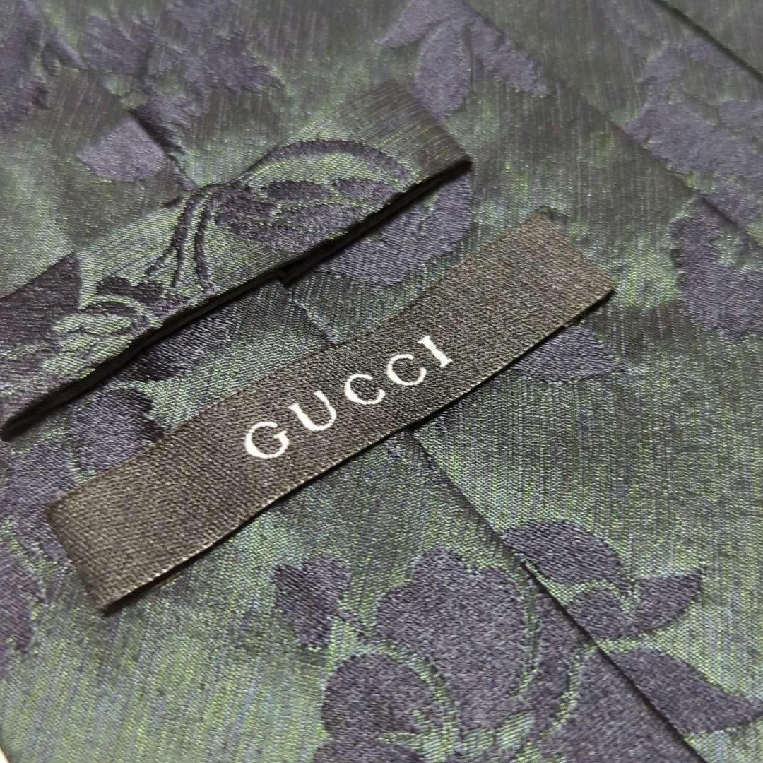 Gucci - グッチ ネクタイ ジャガード ボタニカル ハイブランド 高級