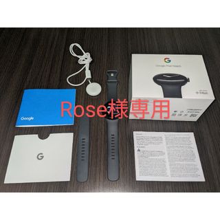 グーグル(Google)の【rose様専用】google pixel watch black (wifi)(腕時計(デジタル))