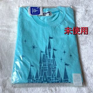 ディズニー(Disney)の未使用★ディズニーランド開園初期Tシャツ★ブルー★XS(Tシャツ(半袖/袖なし))