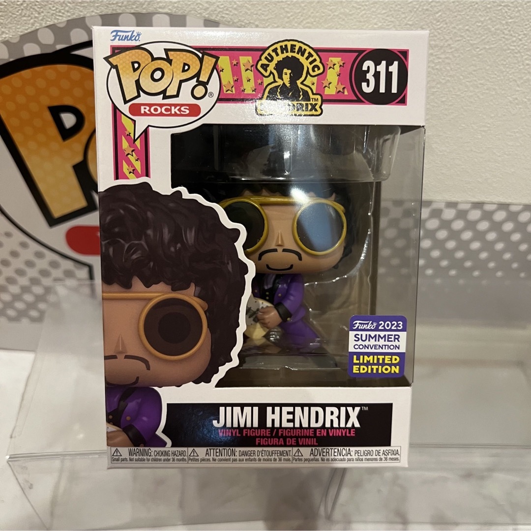 夏コミコンFUNKO POP! ジミー・ヘンドリックス パープルジャケット限定