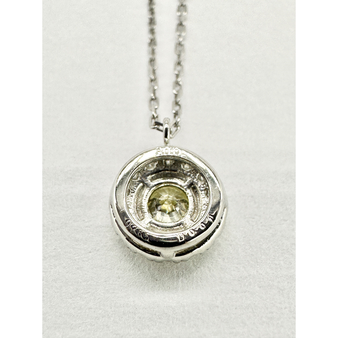 1点もの❗️Pt950 ライトイエローダイヤ 0.265ct ペンダント 1点もの❗️Pt950 ライトイエローダイヤ 0.265ct ペンダント