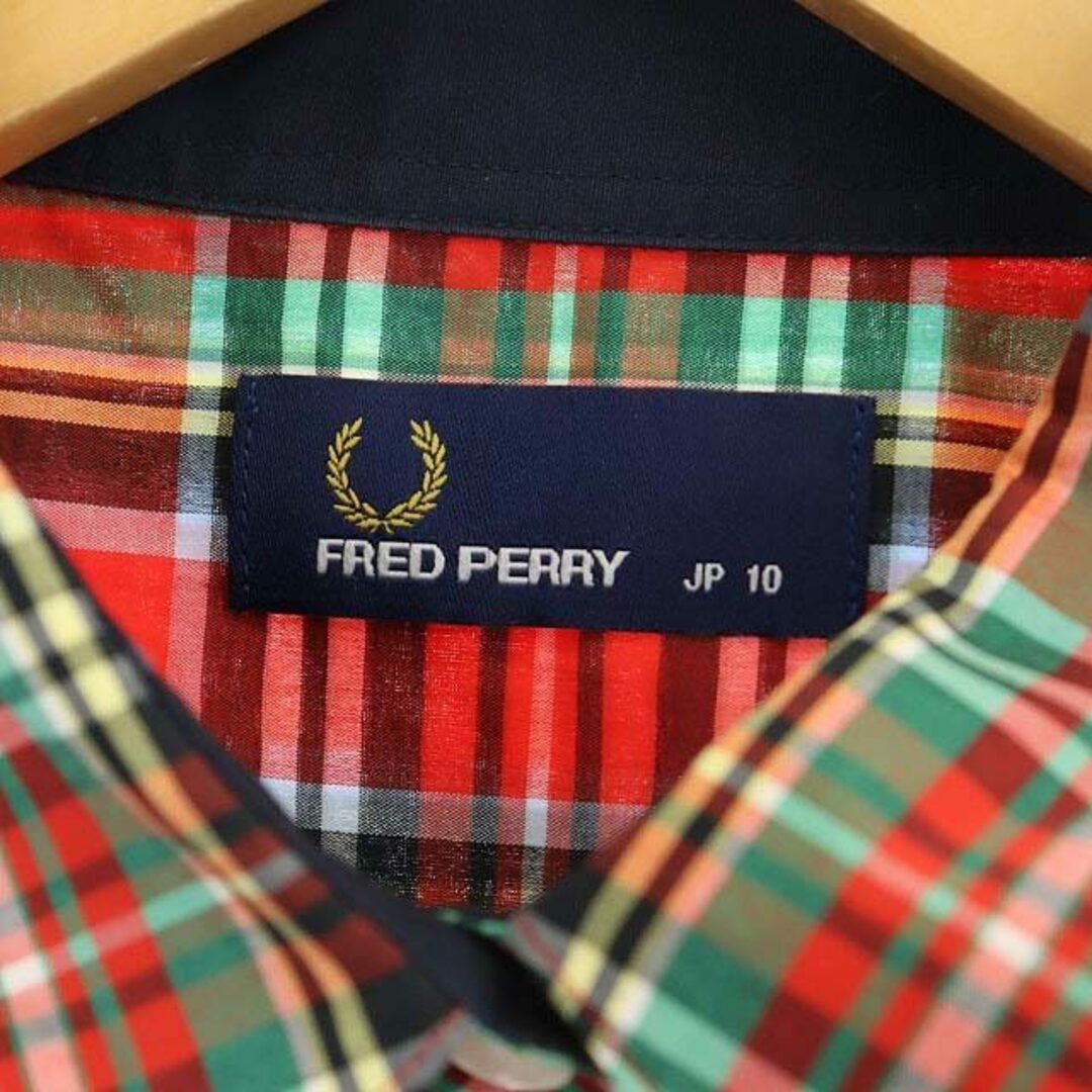 フレッドペリー FRED PERRY シャツ チェック 長袖 10 マルチカラー