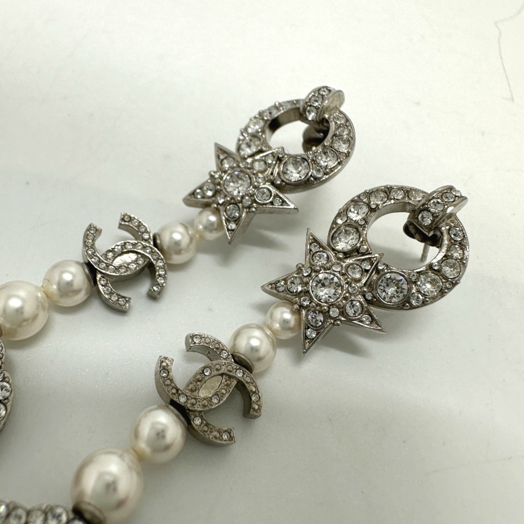 シャネル CHANEL フェイクパール ココマーク スター C20P ピアス