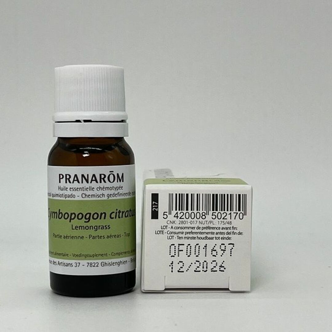 PRANAROM(プラナロム)のプラナロム レモングラス 10ml 精油 PRANAROM コスメ/美容のリラクゼーション(エッセンシャルオイル（精油）)の商品写真