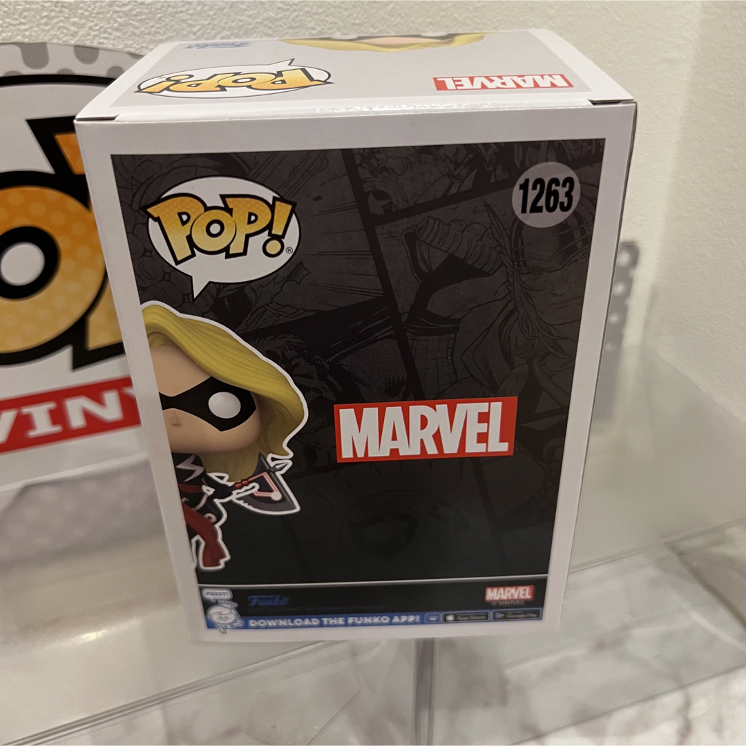 MARVEL(マーベル)の夏コミコン2023限定FUNKO POP!  キャプテンマーベル エンタメ/ホビーのフィギュア(アメコミ)の商品写真