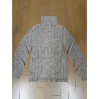 プリーツプリーズイッセイミヤケ(PLEATS PLEASE ISSEY MIYAKE)のPLEATS PLEASE ISSEY MIYAKE ケーブル 総柄 ハイネック(Tシャツ(長袖/七分))