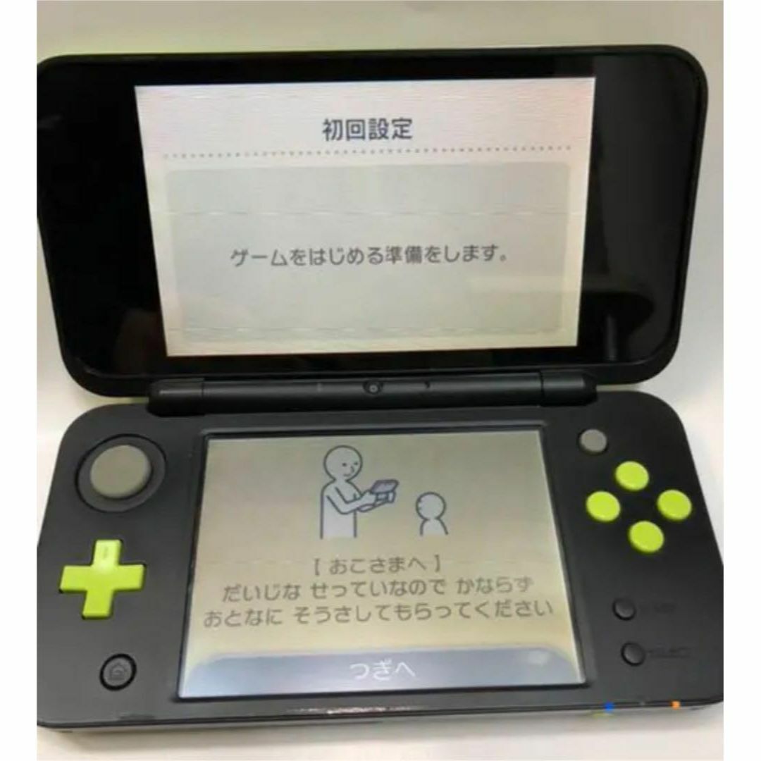 ニンテンドー2DS - 美品 Newニンテンドー2DS LL ブラック×ライムの通販