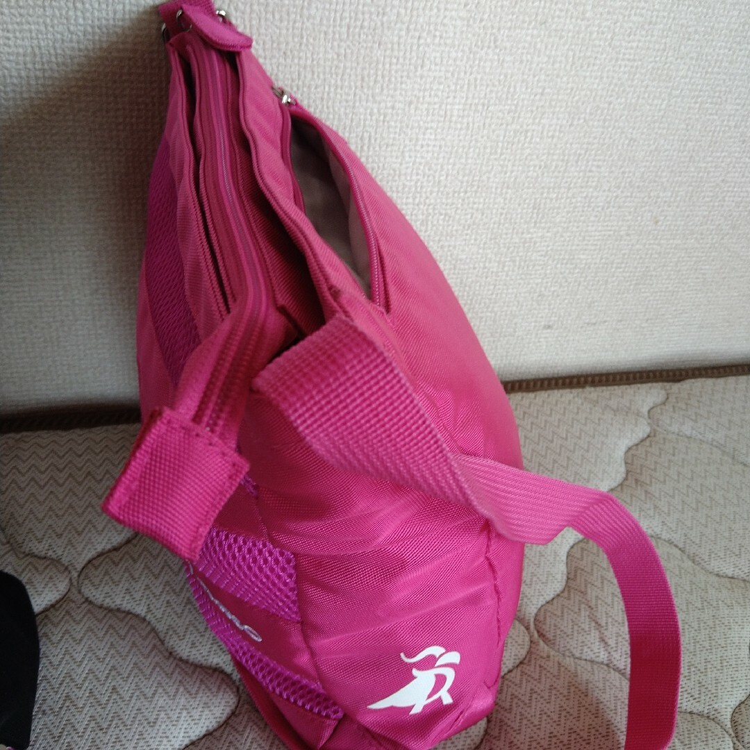 ブリヂストンのブランドのパラディーゾ　ナイロン　ピンクショルダーバッグ未使 レディースのバッグ(ショルダーバッグ)の商品写真