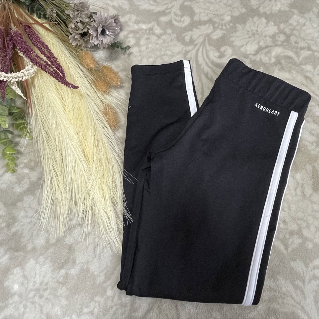 adidas(アディダス)のアディダス  スパッツ　レギンス　キッズ　130  aeroready  キッズ/ベビー/マタニティのキッズ服女の子用(90cm~)(パンツ/スパッツ)の商品写真