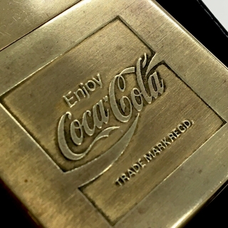ジッポー(ZIPPO)のZIPPO 希少 コカコーラ COCA-COLA 1937 ソリッドブラス(タバコグッズ)