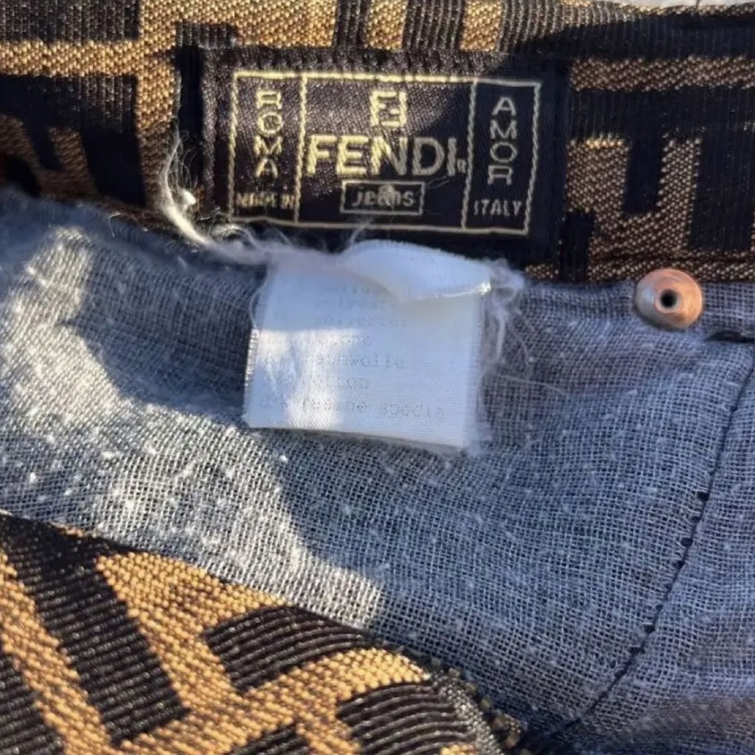 【希少品】Fendi ズッカ柄　総柄　セットアップ　スーツ　ジャケット　パンツ