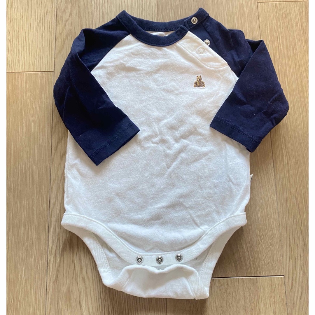 GAP(ギャップ)のGAP 長袖ロンパース キッズ/ベビー/マタニティのベビー服(~85cm)(ロンパース)の商品写真