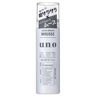 ウーノ(UNO)の【新品未開封】uno ウーノ スーパーサラサラムース 180g ムース 整髪料(ヘアムース/ヘアジェル)