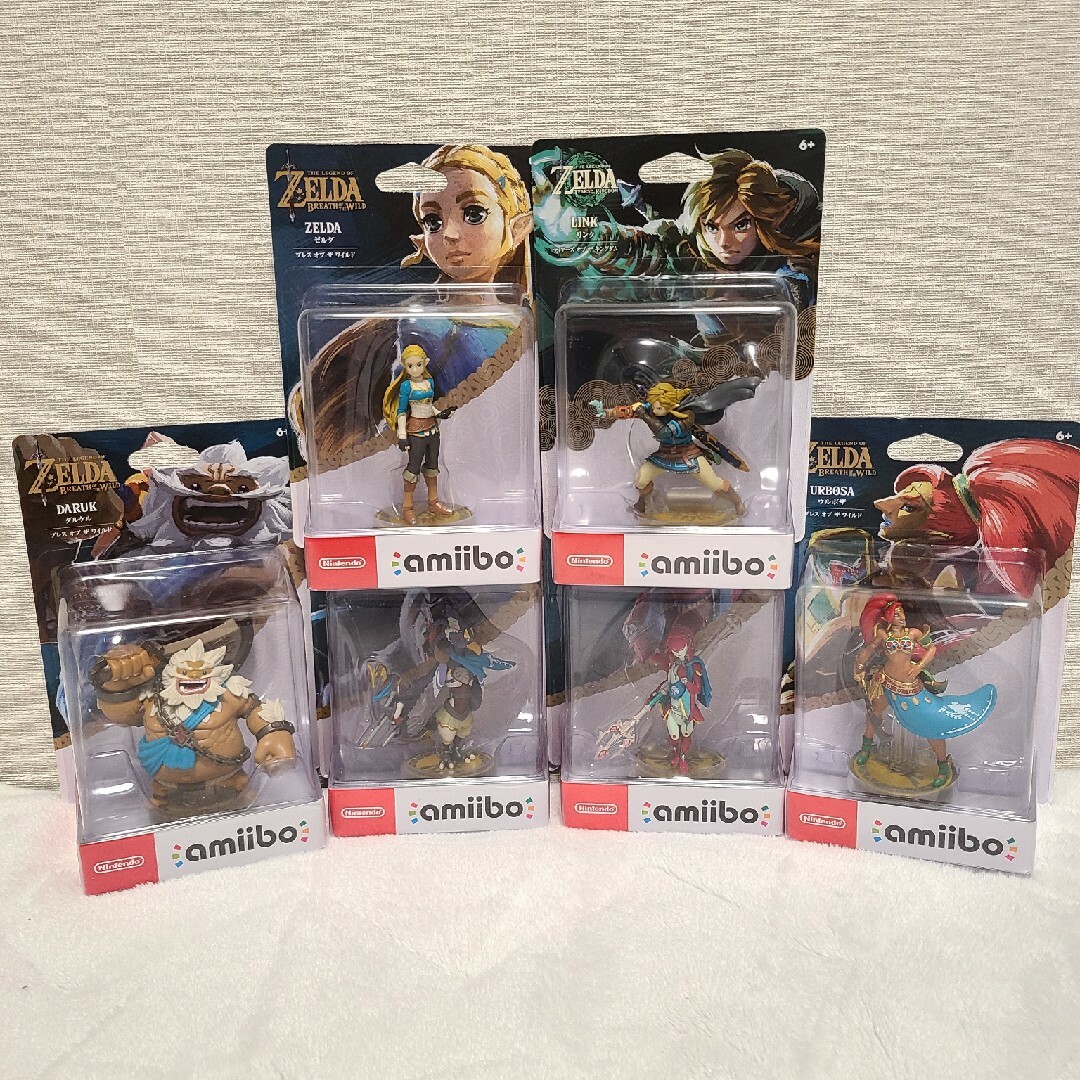 amiibo　ゼルダの伝説　ブレワイ　ティアキン　アミーボ　英傑 エンタメ/ホビーのフィギュア(ゲームキャラクター)の商品写真