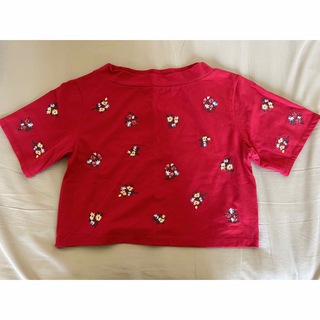 ローリーズファーム(LOWRYS FARM)のLOWRYS FARM 刺繍 Tシャツ 赤(Tシャツ(半袖/袖なし))