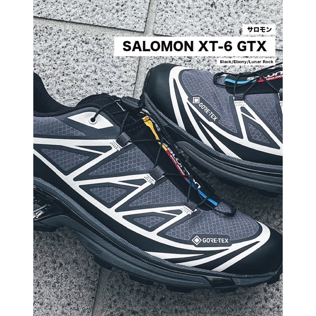 SALOMON - Salomon XT-6 Gore-Tex Black Lunar Rockの通販 by SHOPS