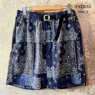 タトラス(TATRAS)のTATRAS タトラス ペイズリー柄 総柄 ハーフパンツ ショートパンツ(ショートパンツ)