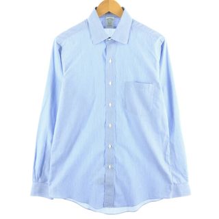 ブルックスブラザース(Brooks Brothers)の古着 ブルックスブラザーズ Brooks Brothers Est.1818 長袖 ボタンダウンストライプシャツ メンズM /eaa358040(シャツ)