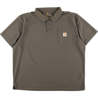 カーハート(carhartt)の古着 カーハート Carhartt ORIGINAL FIT 半袖 ポロシャツ メンズXL /eaa358411(ポロシャツ)