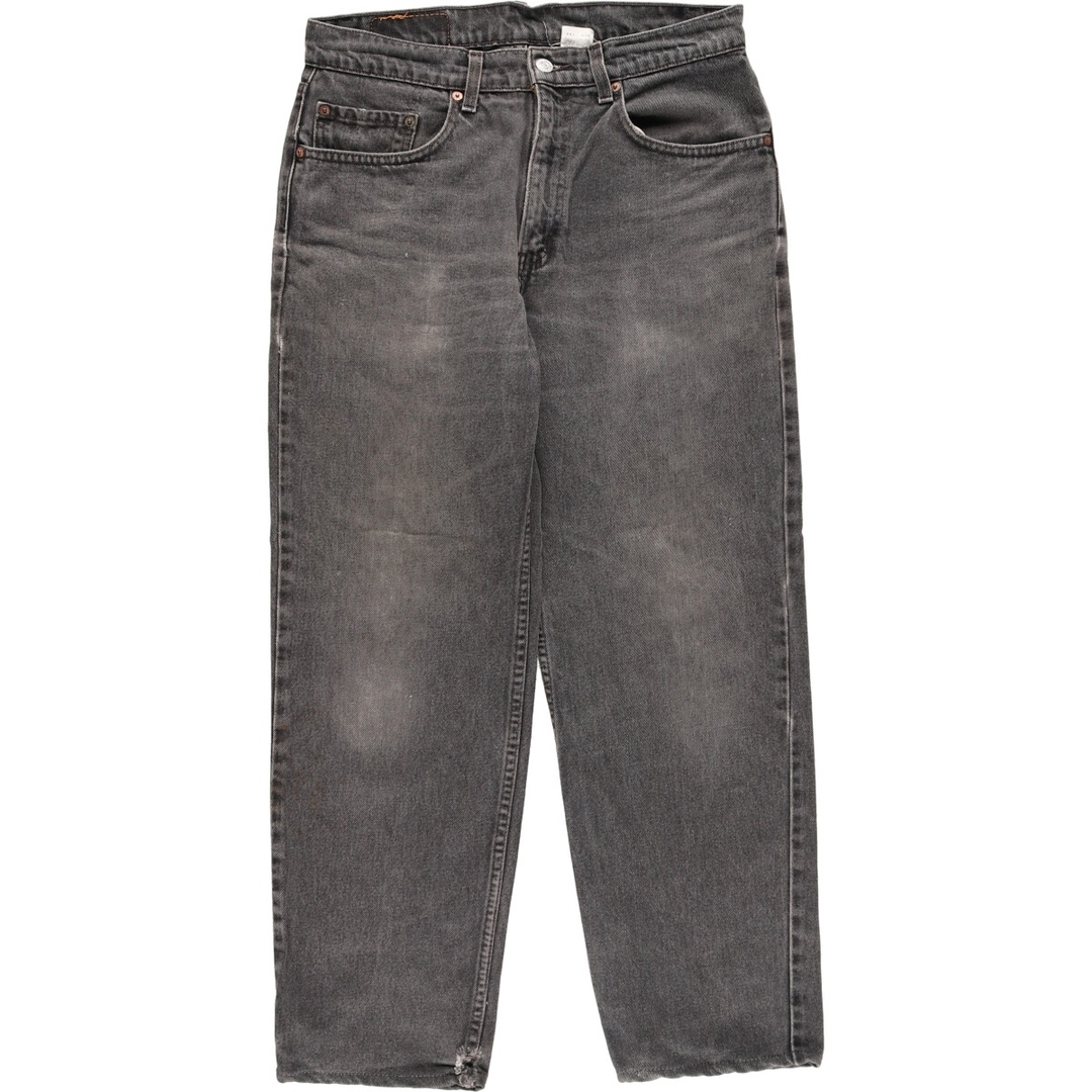 大人女性の 古着 90年代 リーバイス Levis 550 RELAXED FIT ブラック