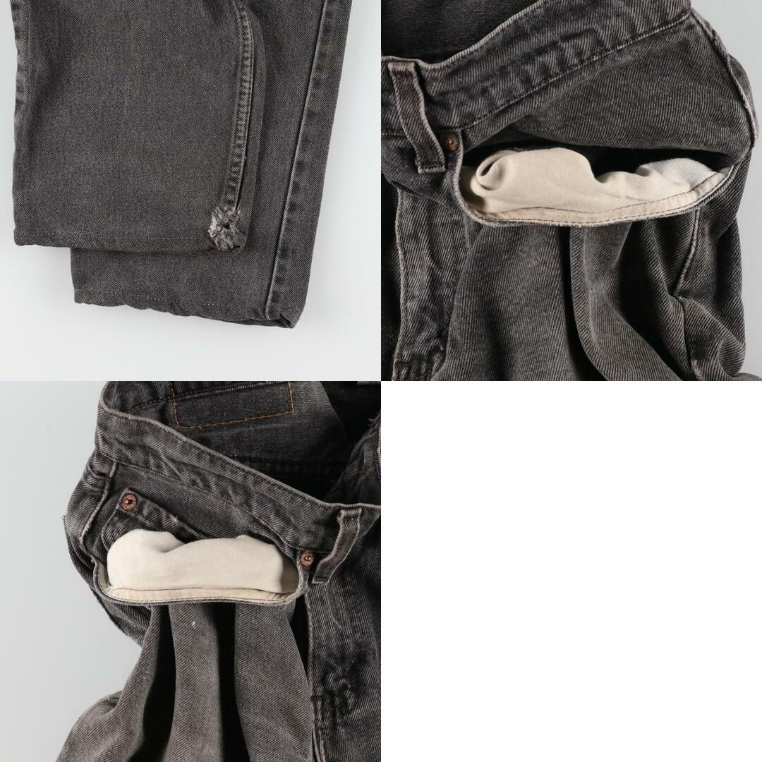大人女性の 古着 90年代 リーバイス Levis 550 RELAXED FIT ブラック