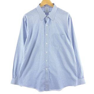 ブルックスブラザース(Brooks Brothers)の古着 ブルックスブラザーズ Brooks Brothers Est.1818 長袖 チェックシャツ メンズL /eaa358034(シャツ)