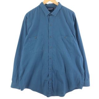 パタゴニア(patagonia)の古着 パタゴニア Patagonia チェック柄 長袖 ライトネルシャツ メンズXL /eaa358042(シャツ)