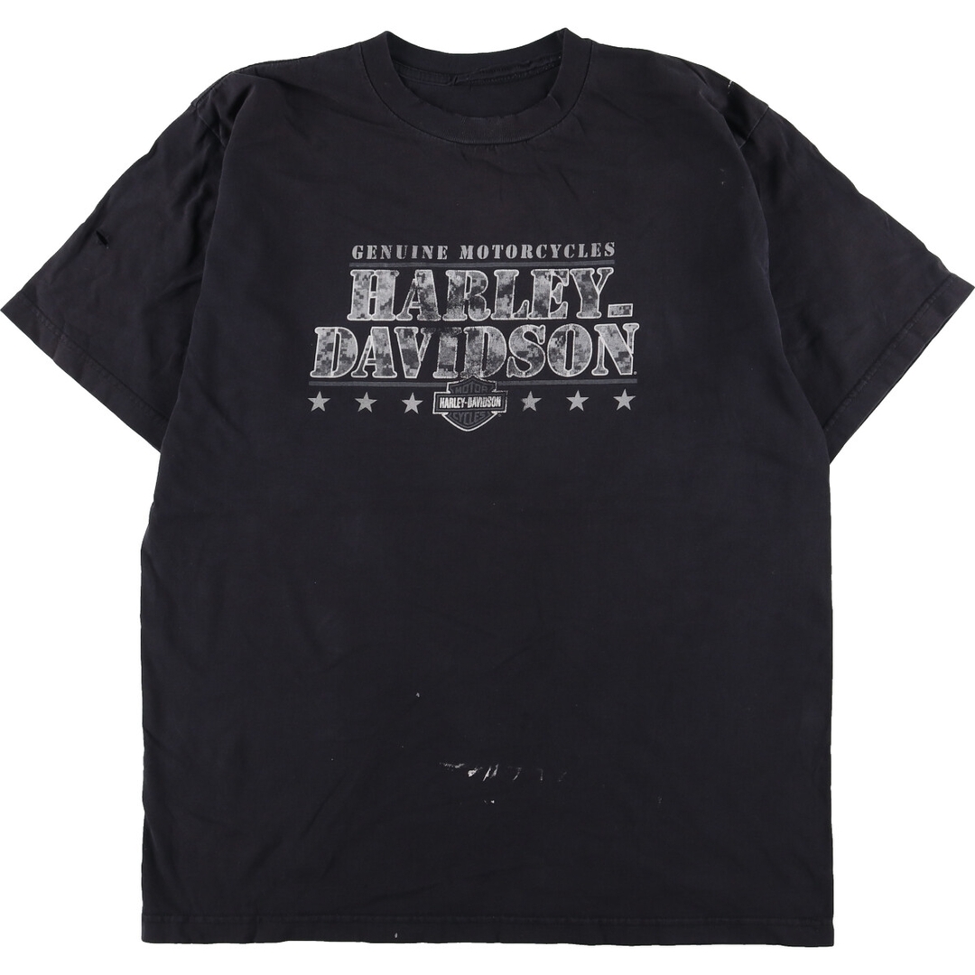 ハーレーダビッドソン Harley-Davidson 両面プリント モーターサイクル バイクTシャツ メンズXL /eaa313567