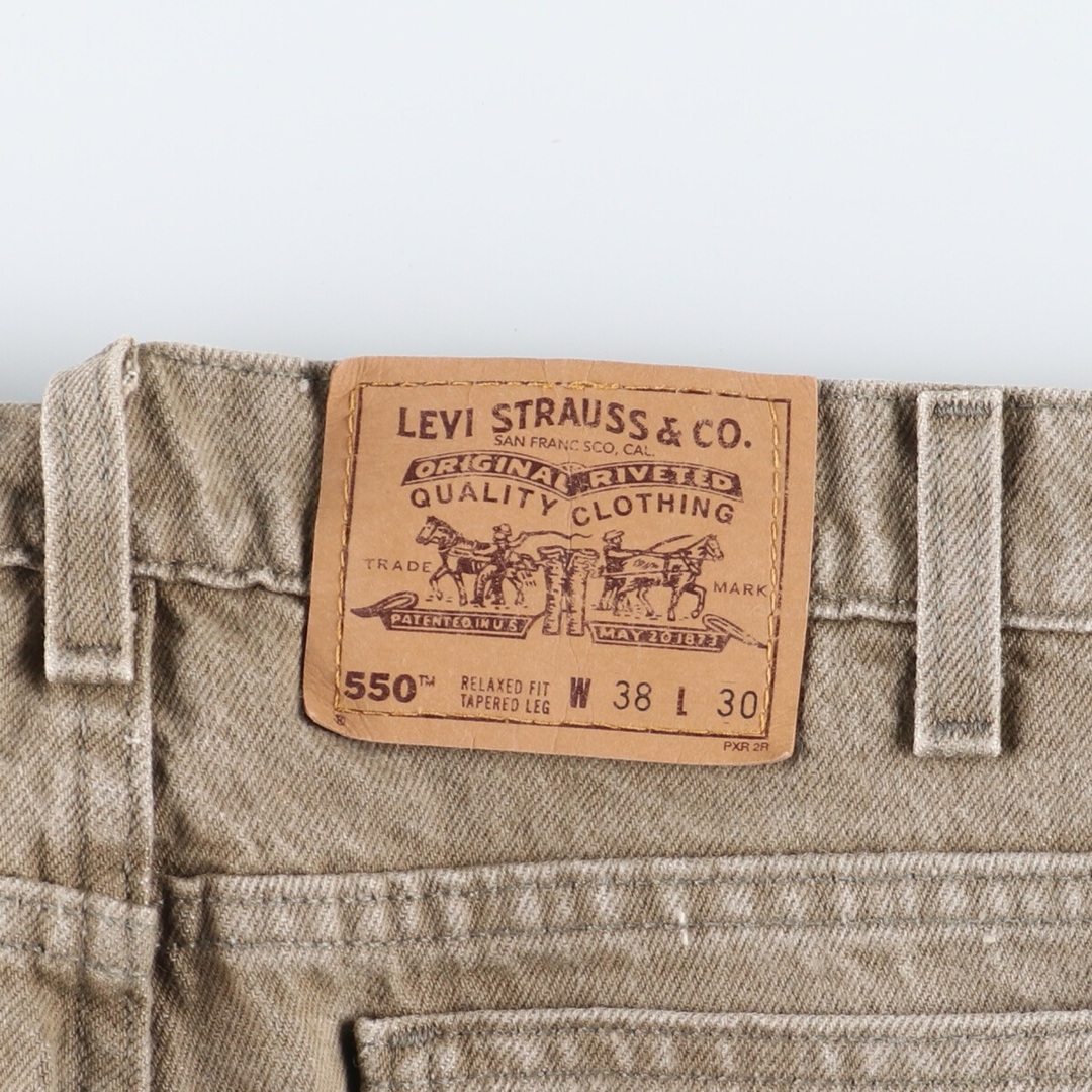 Levi's(リーバイス)の古着 90年代 リーバイス Levi's 550 RELAXED FIT TAPERED LEG テーパードデニムパンツ USA製 メンズw37 ヴィンテージ /eaa357751 メンズのパンツ(デニム/ジーンズ)の商品写真