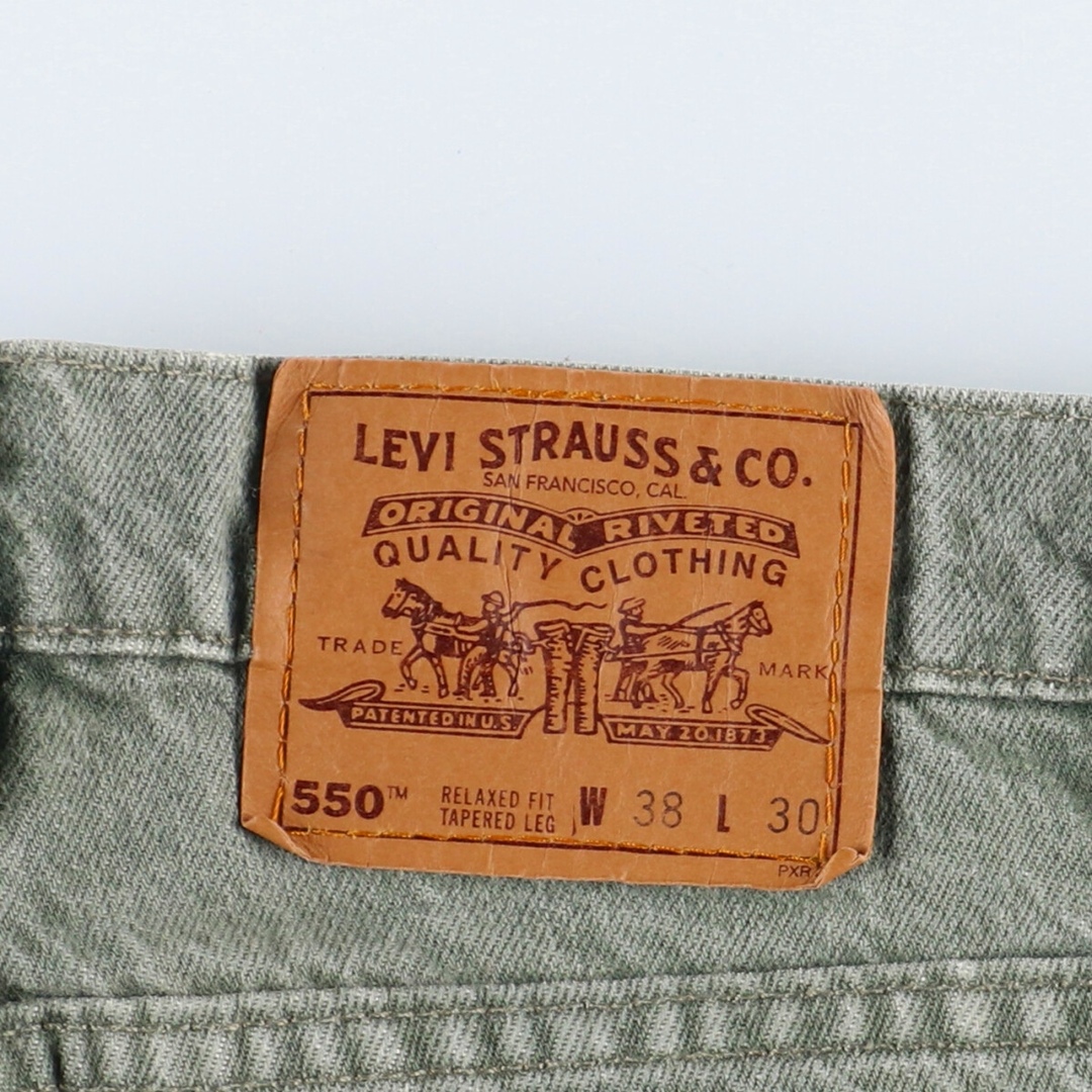 Levi's(リーバイス)の古着 90年代 リーバイス Levi's 550 RELAXED FIT TAPERED LEG テーパードデニムパンツ USA製 メンズw37 ヴィンテージ /eaa357752 メンズのパンツ(デニム/ジーンズ)の商品写真