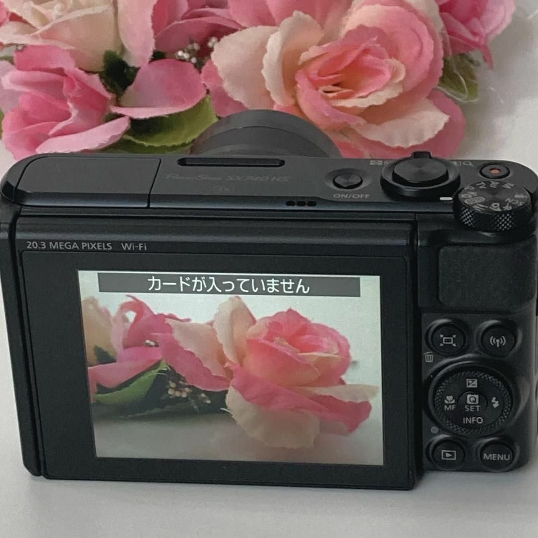 ファッション販売 Canon PowerShot SX740HS 黒 キヤノン パワー