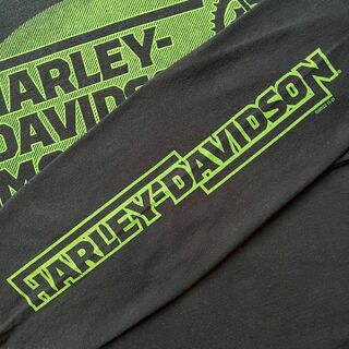 Harley Davidson - ハーレーダビッドソン ビッグロゴ ロングTシャツ ...