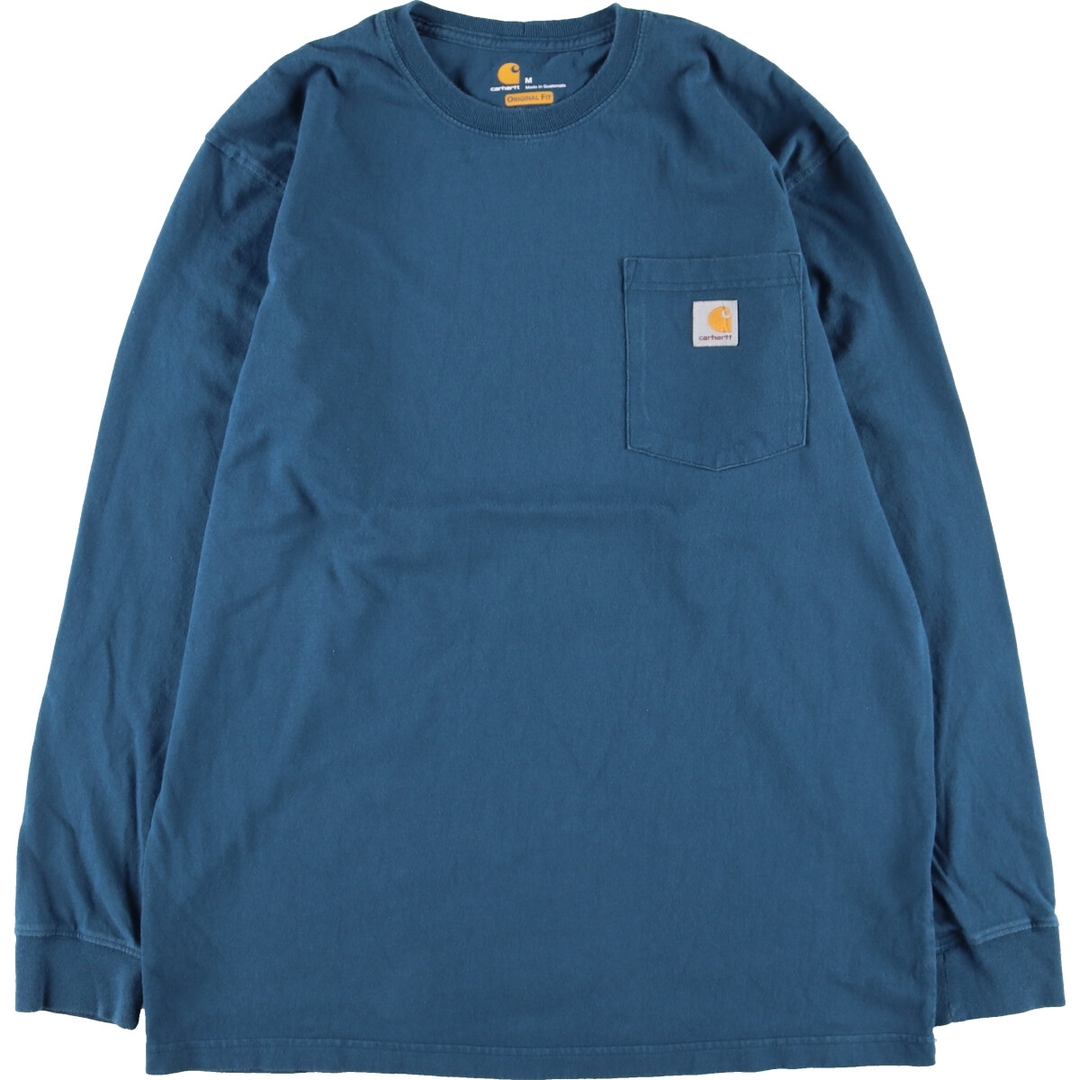 カーハート Carhartt ORIGINAL FIT 無地ポケットロングTシャツ ロンT メンズL /eaa358060