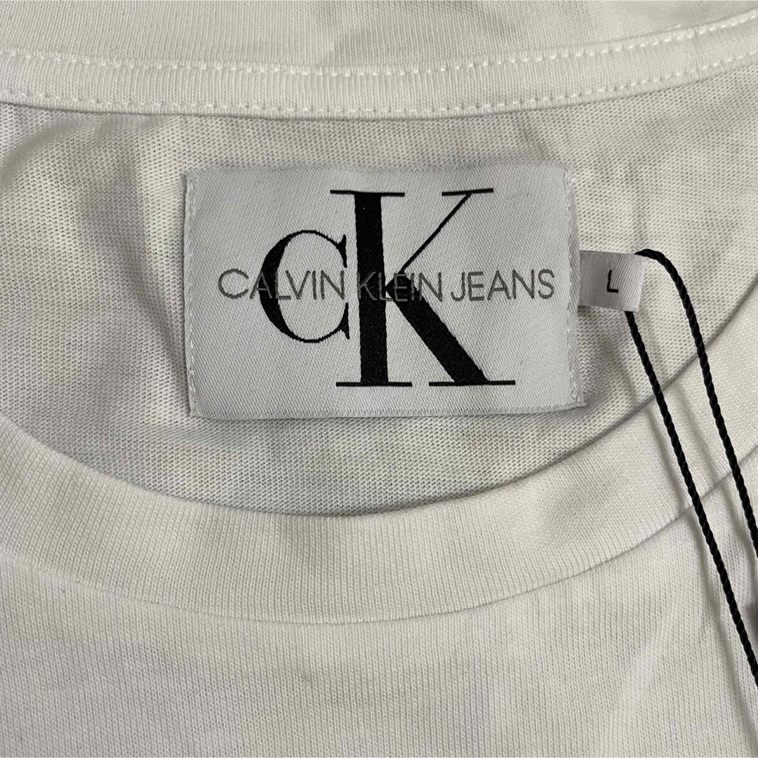Calvin Klein(カルバンクライン)の新品 Calvin Klein カルバンクライン Tシャツ Lサイズ レディースのトップス(Tシャツ(半袖/袖なし))の商品写真