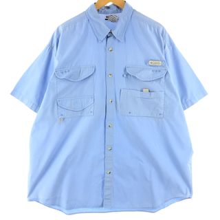 コロンビア(Columbia)の古着 コロンビア Columbia PFG 半袖 フィッシングシャツ メンズXXL /eaa357586(シャツ)