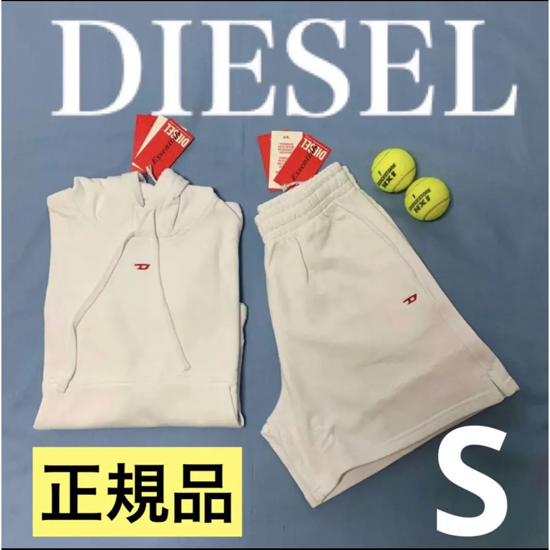 洗練された　DIESEL　①スウェット ②パンツ　2点セット　グレー　M