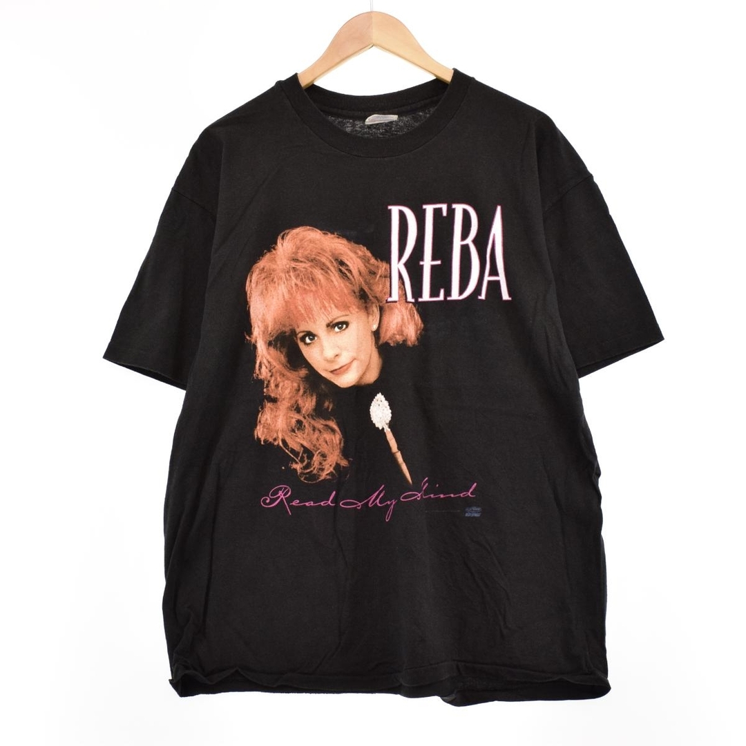 eaa313583取扱店90年代 ヘインズ Hanes REBA MCENTIRE リーバマッキンタイア 両面プリント バンドTシャツ バンT USA製 メンズXL ヴィンテージ /eaa313583