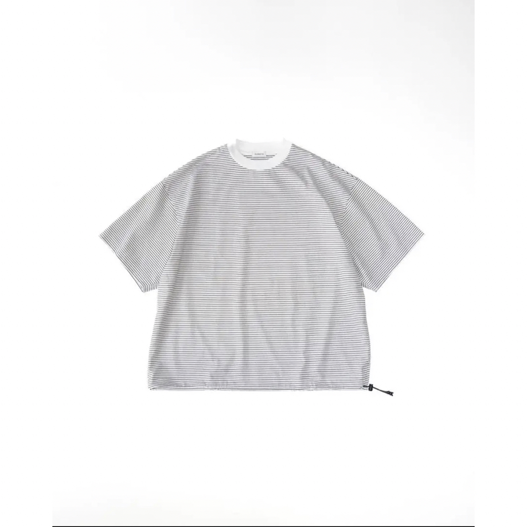 STRIPED MASSIVE T-SHIRT WITH DRAWSTRINGS 1