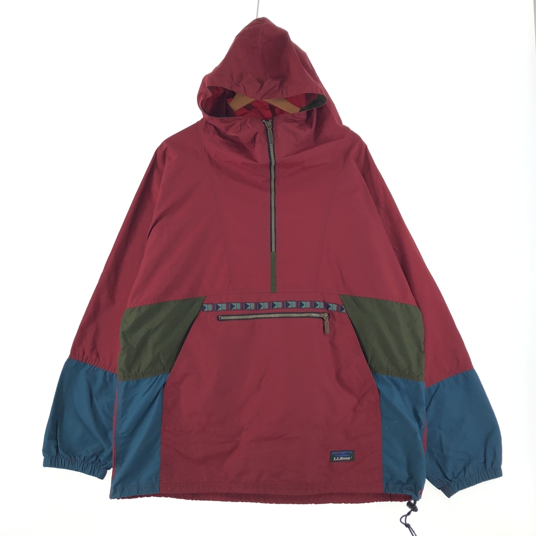 LL Bean ナイロンアノラックパーカー　90s  ホンジュラス製