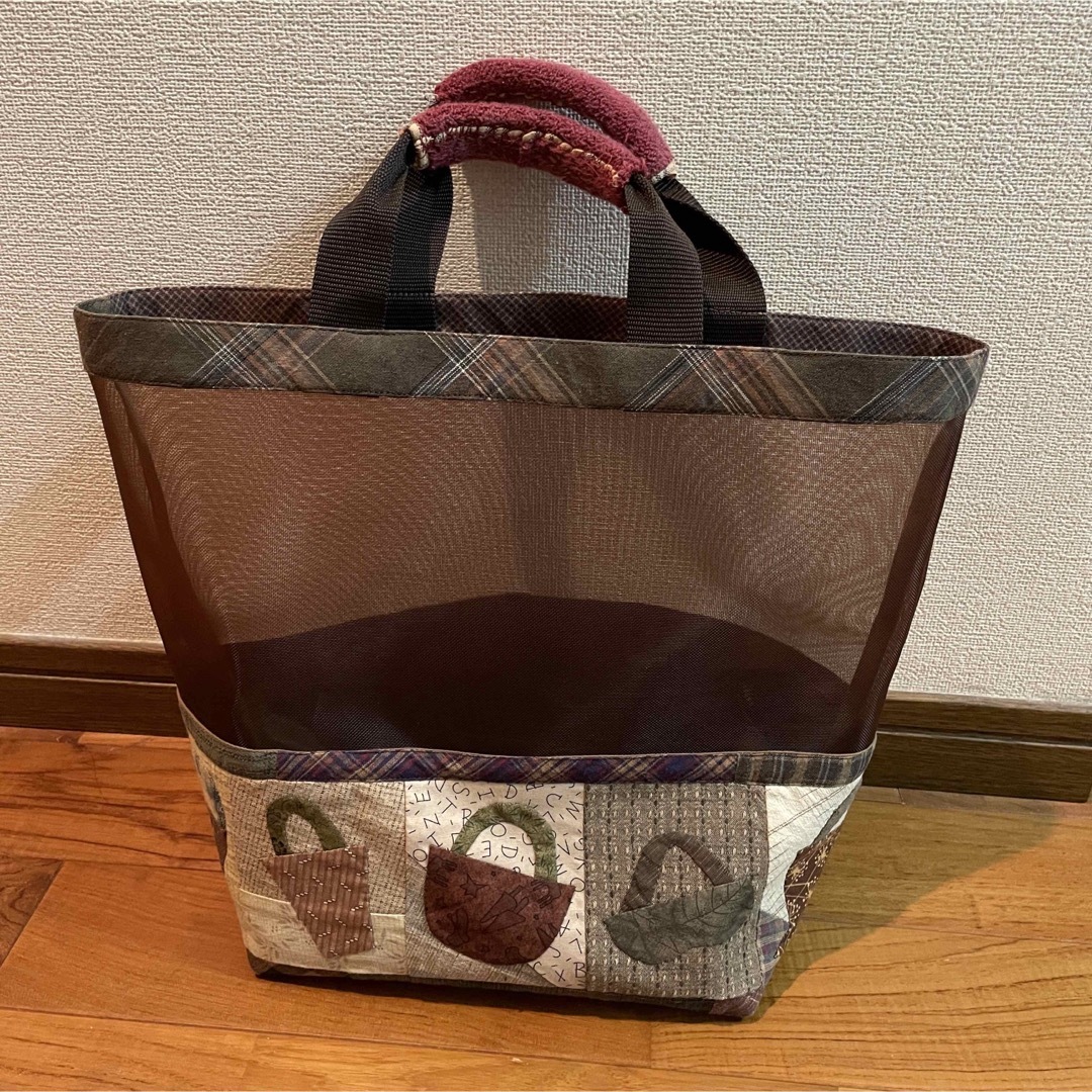 流行 ハンドメイド オシャレ マザーズバック パッチワーク 夏バック
