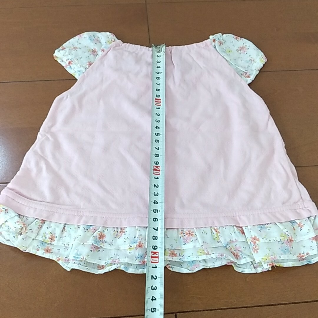 Pample Mousse(パンプルムース)の95トップスインナー キッズ/ベビー/マタニティのキッズ服女の子用(90cm~)(Tシャツ/カットソー)の商品写真