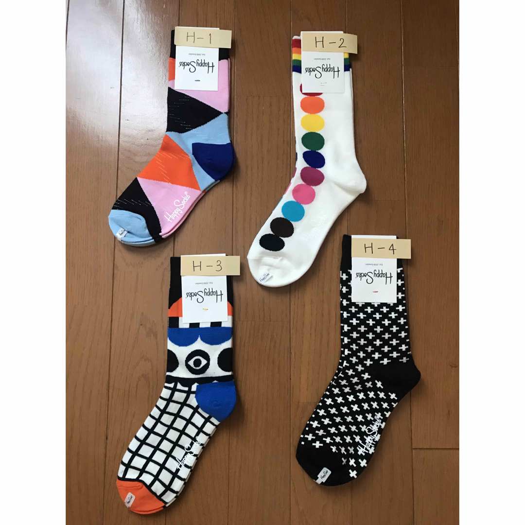 Happy Socks(ハッピーソックス)のHappy Socks クルー丈くつ下 ①おまとめ割引がお得です♡ レディースのレッグウェア(ソックス)の商品写真