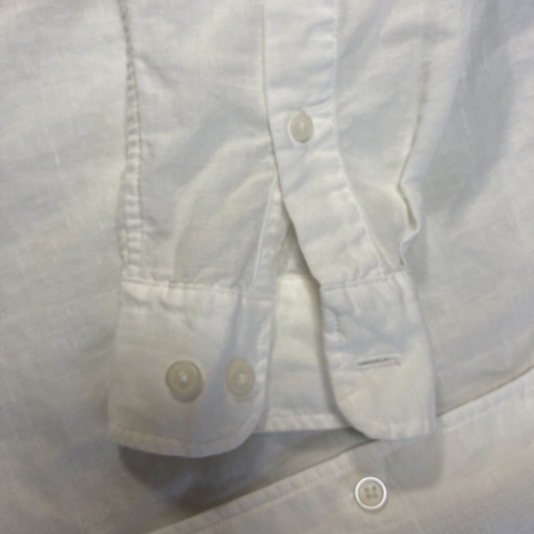 UNIQLO(ユニクロ)のUNIQLO  MENSリネンコットンスタンドカラーシャツ（長袖） メンズのトップス(シャツ)の商品写真