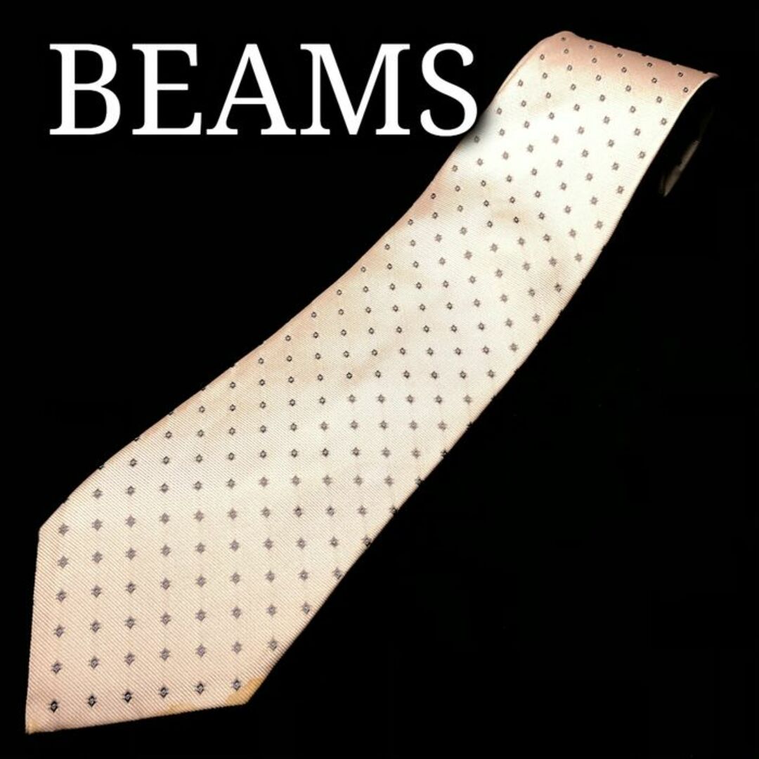 BEAMS(ビームス)のビームス ドット ピンク ネクタイ A106-Y19 メンズのファッション小物(ネクタイ)の商品写真